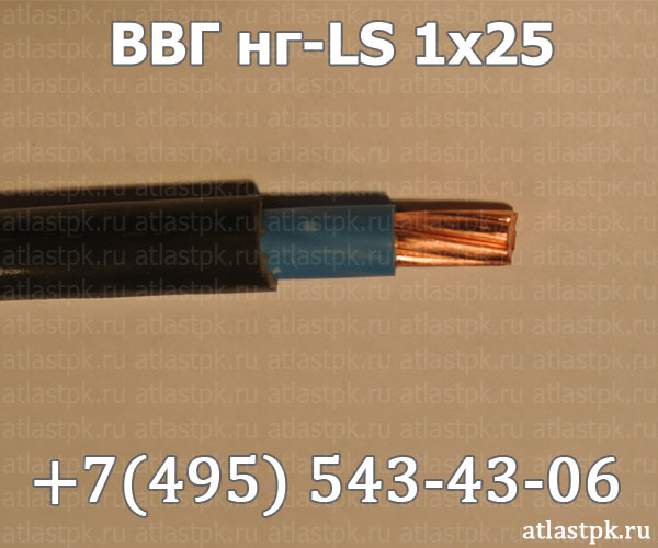 ВВГнг(А)-LS 1х25 фото