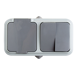 Розетки, выключатели влагозащищенные IP54