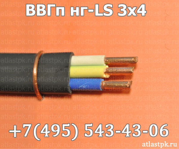 ВВГ-Пнг(А)-LS 3х4 фото