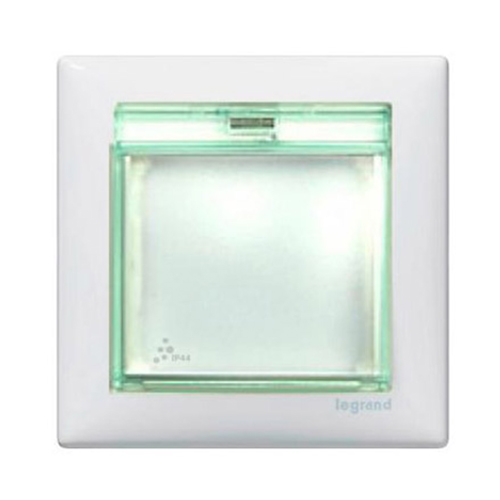 Влагозащищённая рамка - Valena - IP 44 - с крышкой - белый - арт. 774450 фото