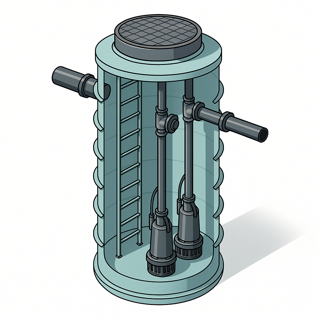 Канализационные насосные станции (КНС)