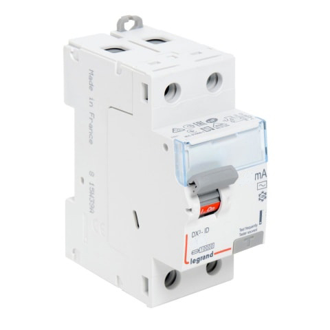 Выключатель дифференциального тока (УЗО) DX³ - 2П - 230 В~ - 16 А - тип AC - 10 мА - 2 модуля - арт. 411500 фото