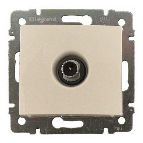 ТВ розетка - Valena - оконечная - 10 дБ - 2400 МГц - слоновая кость - арт. 774330 фото