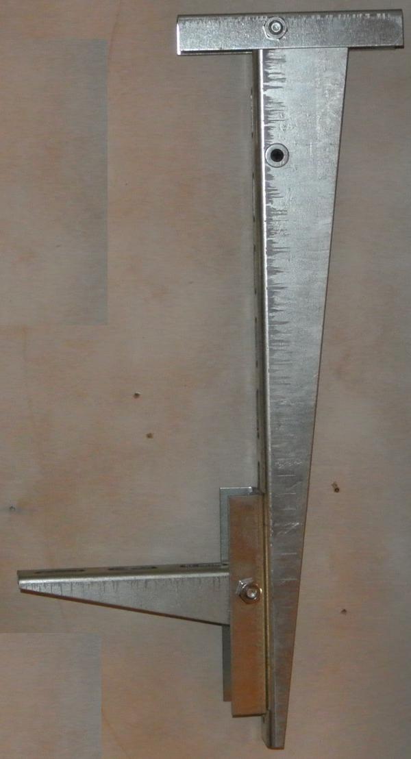 Кронштейн потолочный 80-350 200 мм фото