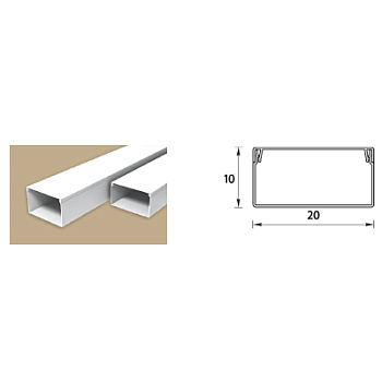 Короб 20х10, упаковка 80 м фото