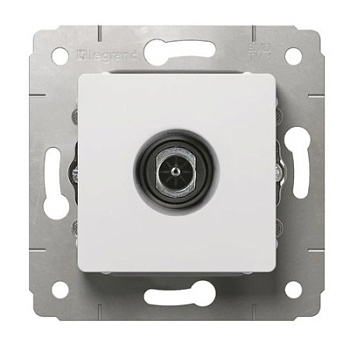 773678 Legrand Cariva Розетка телевизионная TV звезда в рамку белая фото