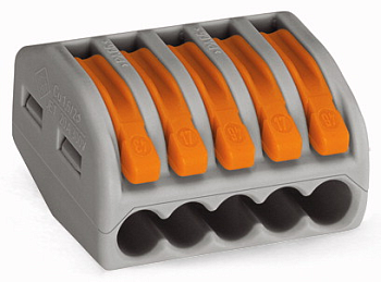 Соединитель WAGO 222-415 на 5 проводов (40шт) фото