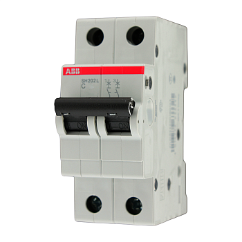 Автоматический выключатель ABB SH202L 2-полюсный 16А (тип С) 4,5kA 2CDS242001R0164 фото